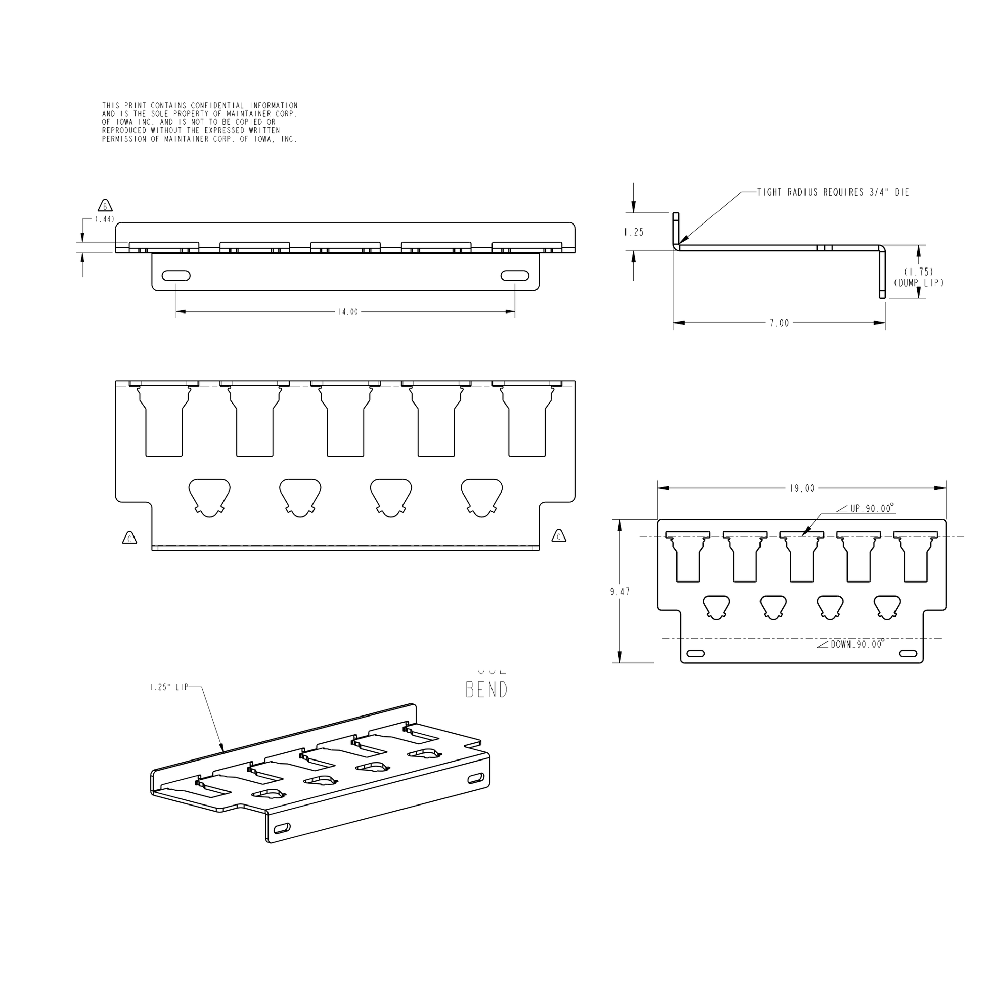 Battery Storage Rack - Service Truck Accessories