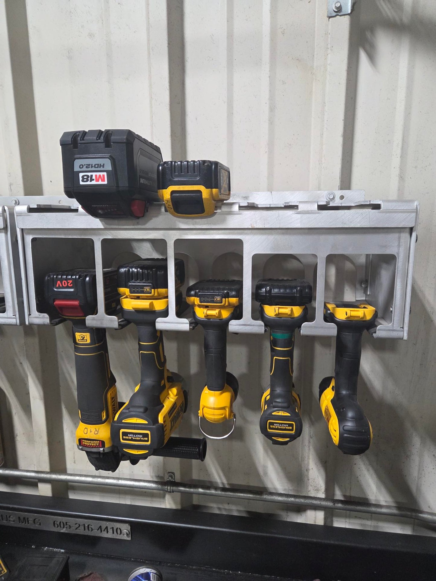 5-Tool Wall Mounted Tool Holder - Service Truck Accessories