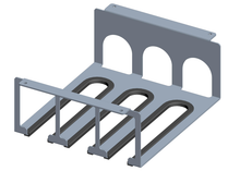 Load image into Gallery viewer, 3 Tool Storage Rack - Service Truck Accessories
