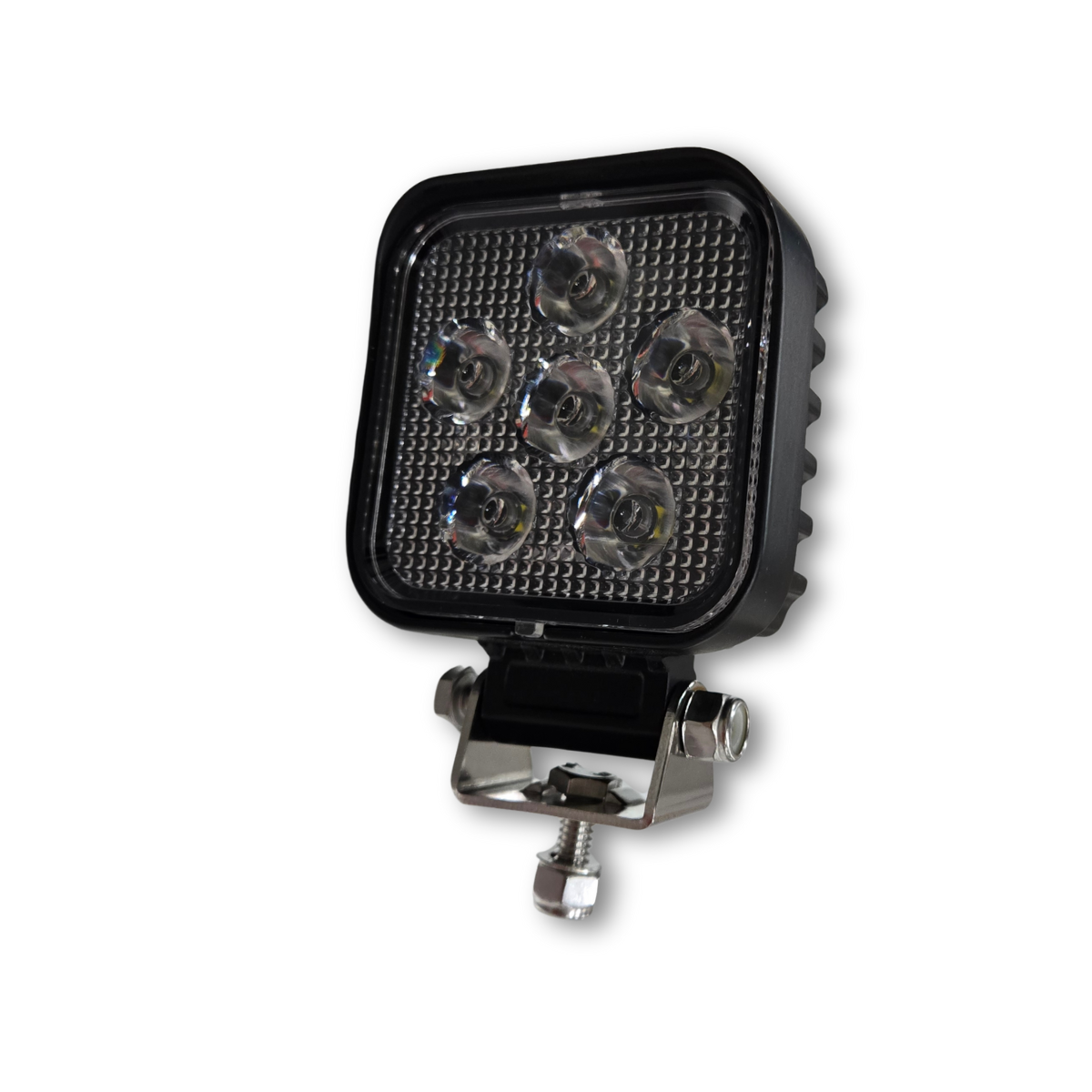 Bolt-On Boom Tip LED Flood Light Kit | Single Light | Self-Leveling | Includes 4-Wire Cord Reel