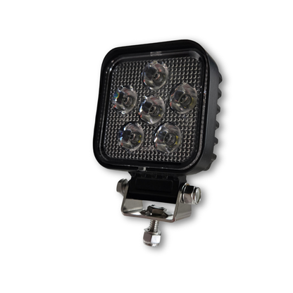 Bolt-On Boom Tip LED Flood Light Kit | Single Light | Self-Leveling | Includes 4-Wire Cord Reel