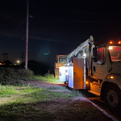 LED Flood Light 2400 Lumens | 12/24V Amp Draw | Powder-Coated Aluminum Housing