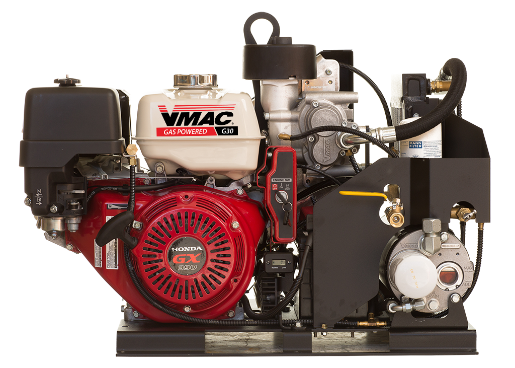 VMAC G30 Gas Powered Air Compressor with Remote Start Control Panel ...