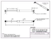 Load image into Gallery viewer, Hansen International Gas Spring - 12.087&quot; Extended, 65# Force - Service Truck Accessories
