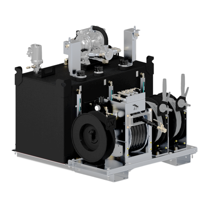 Maintainer LubePro 80FA | Aluminum Air-Powered Lube Skid | 3-Pump Kit with Air Reel & Filtration