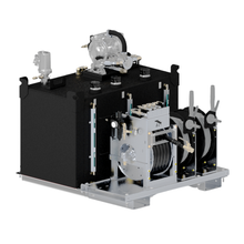 Maintainer LubePro 80 | Aluminum Air-Powered Lube Skid | 3-Pump | Two Oil Tanks & Used Oil