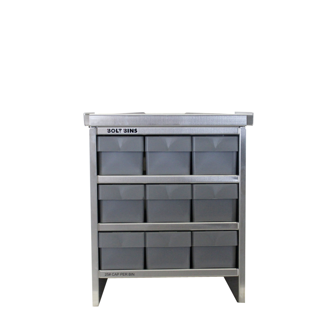 Bolt Bins - 9 Bin Standard 3w x 3t Configuration