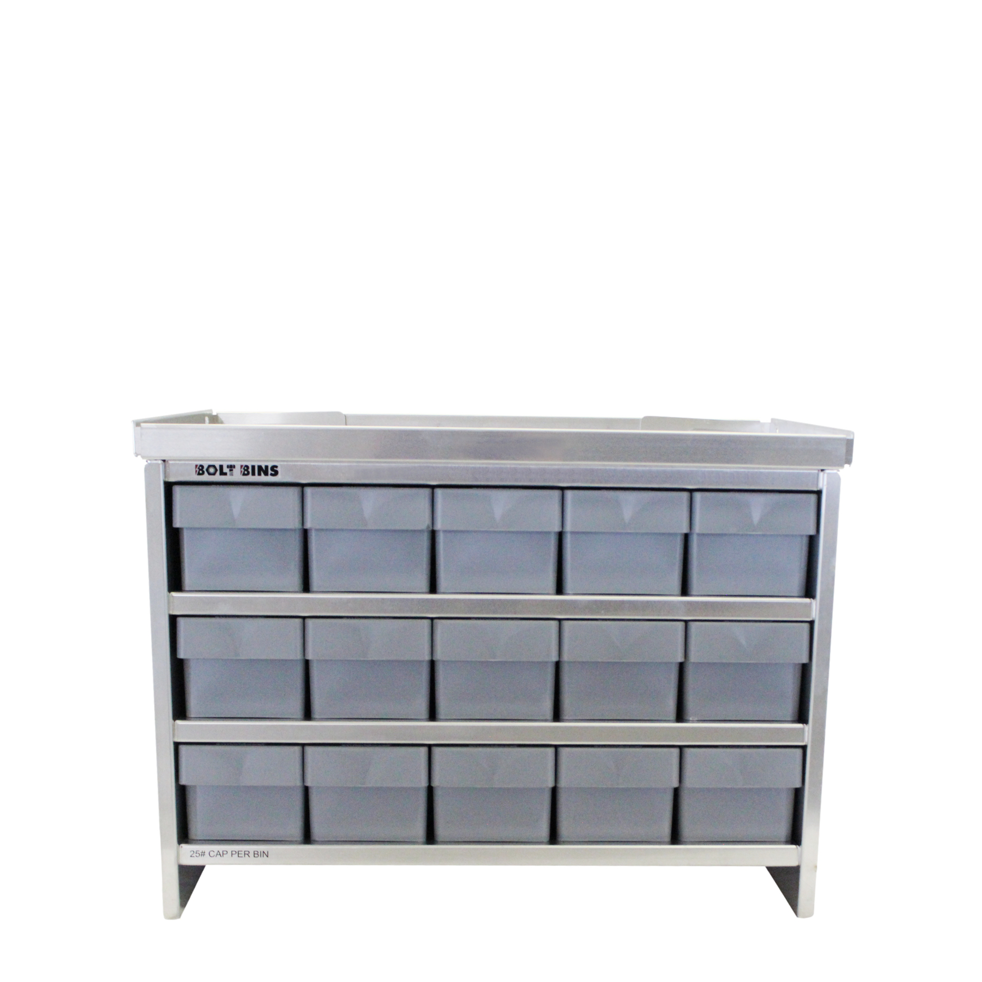 Bolt Bins - 15 Bin Standard 5w x 3t Configuration - Service Truck Accessories