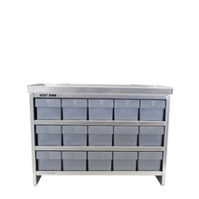 Bolt Bins - 15 Bin Standard 5w x 3t Configuration - Service Truck Accessories