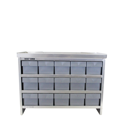 Bolt Bins - 15 Bin Standard 5w x 3t Configuration - Service Truck Accessories