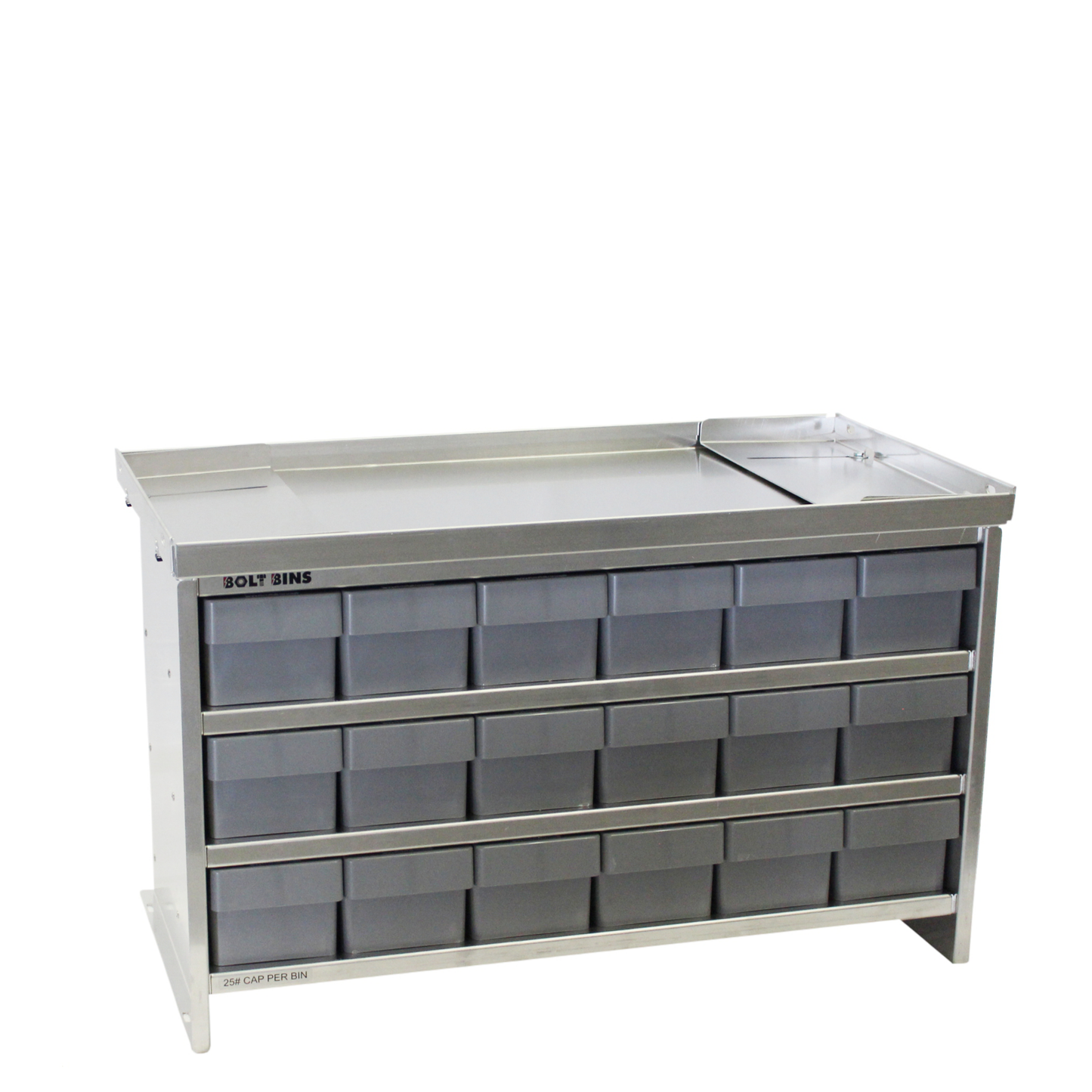 Bolt Bins - 18 Bins Standard 6w x 3t Configuration - Service Truck Accessories
