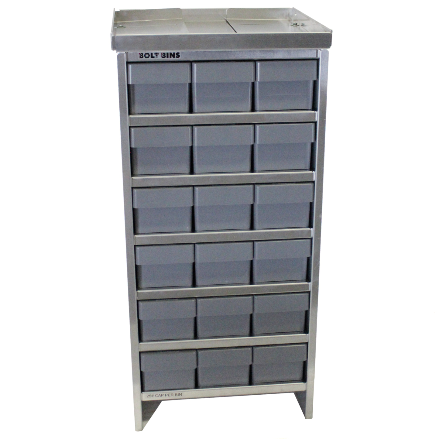 Bolt Bins - 18 Bin Standard 3w x 6t Configuration - Service Truck Accessories