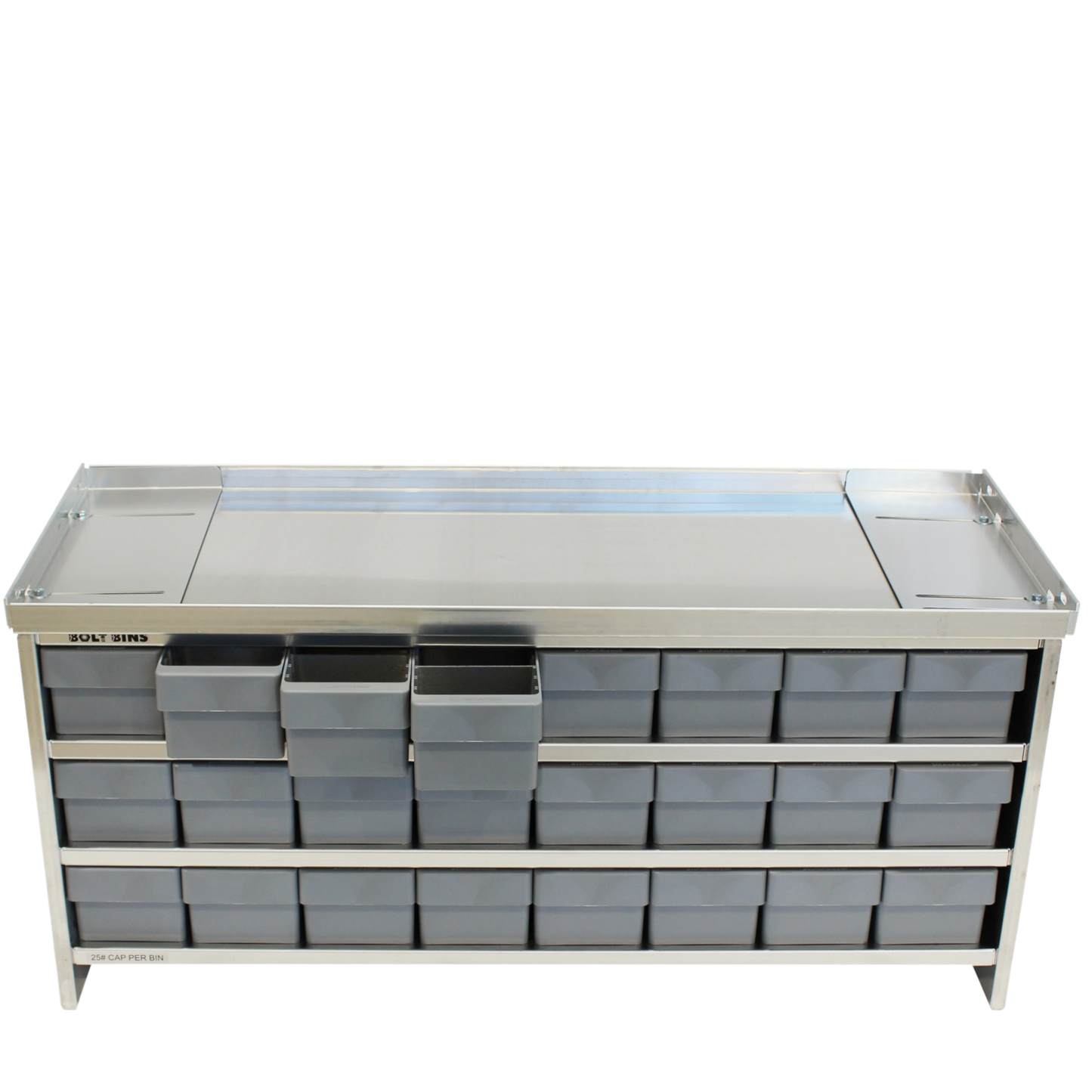 Bolt Bins - 24 Bin Standard 8w x 3t Configuration - Service Truck Accessories