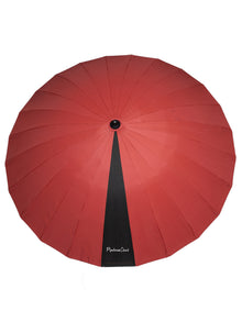 8' Red and Black Pipeliners Cloud Umbrella