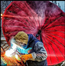 Load image into Gallery viewer, 8&#39; Red Pipeliners Cloud Umbrella