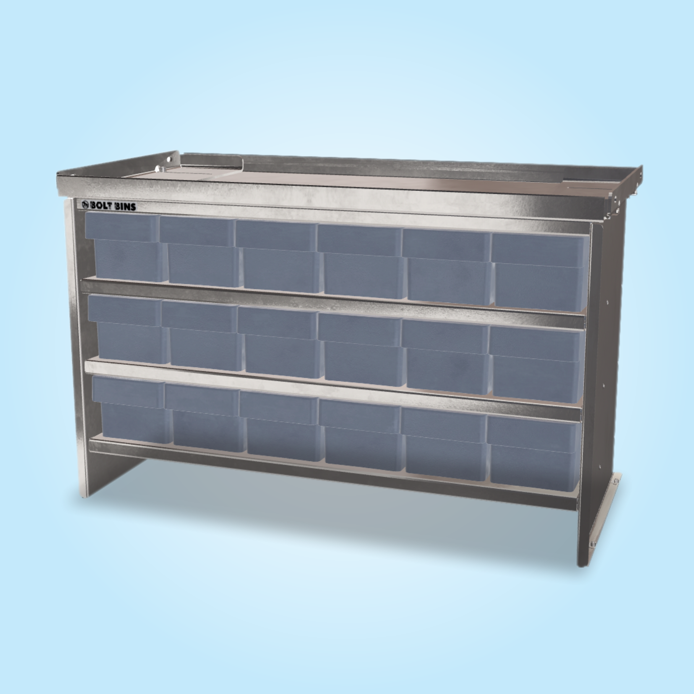 Bolt Bins - 18 Bins Standard 6w x 3t Configuration - Truck Upgrader