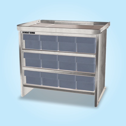 Bolt Bins - 12 Bin Standard 4w x 3t Configuration - Truck Upgrader
