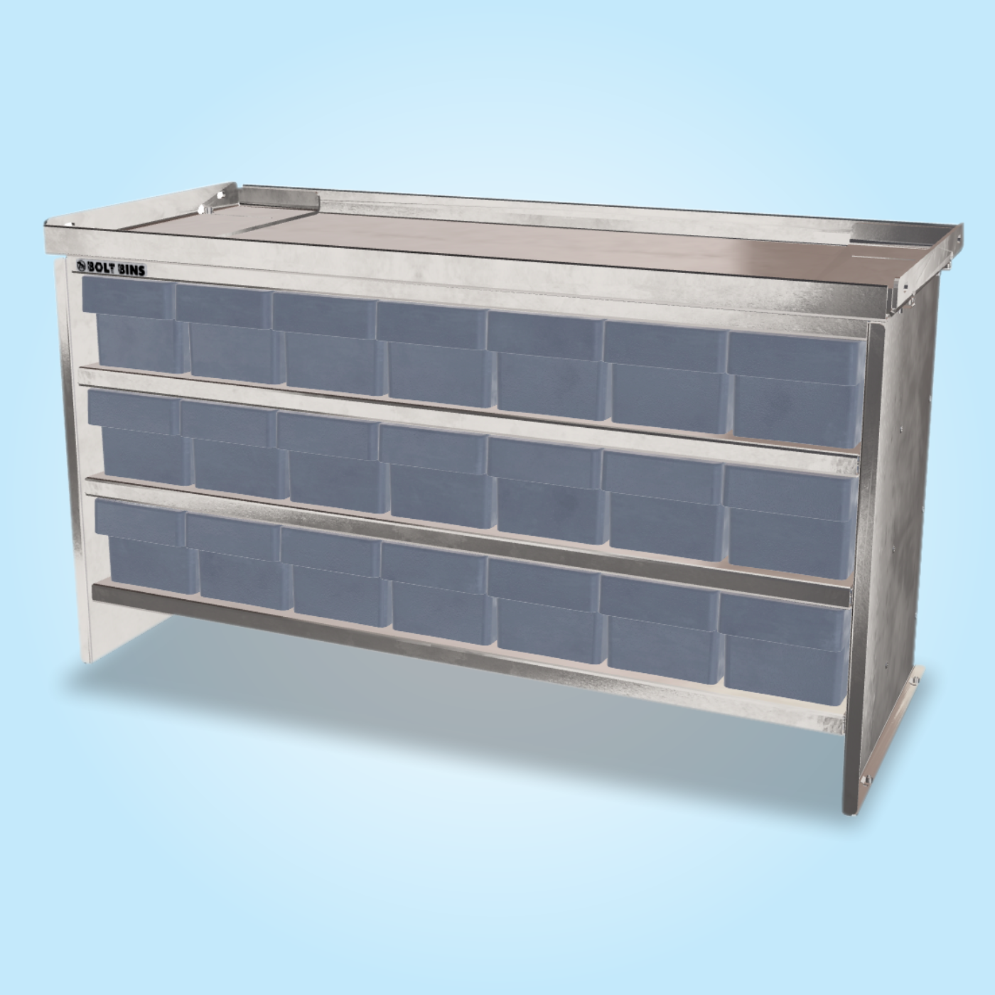 Bolt Bins - 21 Bin Standard 7w x 3t Configuration - Truck Upgrader