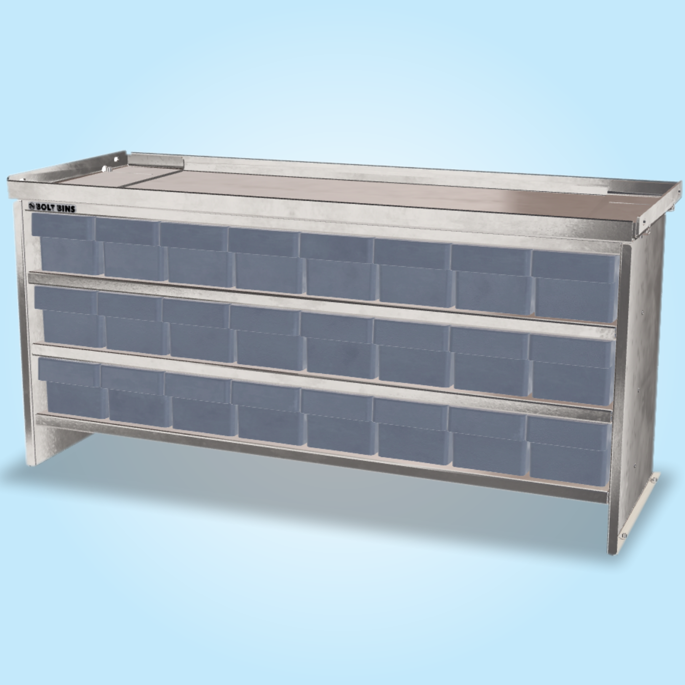 Bolt Bins - 24 Bin Standard 8w x 3t Configuration - Truck Upgrader