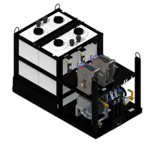Lube Skid #1 - 3 Pump Kit Skid (Model OOE) - Service Truck Accessories