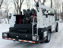 Maintainer lube skid installed on a Maintainer service truck body