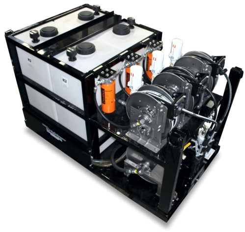 Lube Skid #3 - 4 Pump Kit Skid (Model 000E) - Truck Upgrader