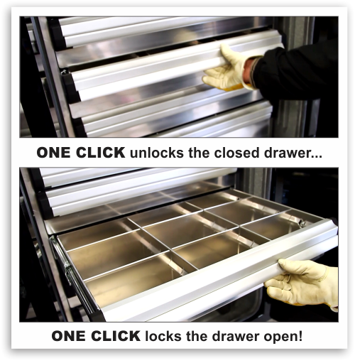 DuaLock Drawer Set - Standard 48" width - Service Truck Accessories